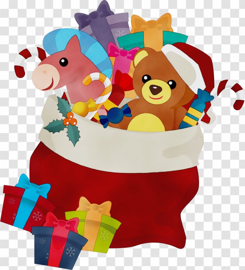 Christmas Stockings Cartoon - Character - Infant Transparent PNG