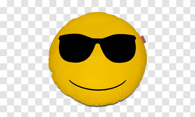 Smiley Emoji Throw Pillows Cushion - Sunglasses Transparent PNG