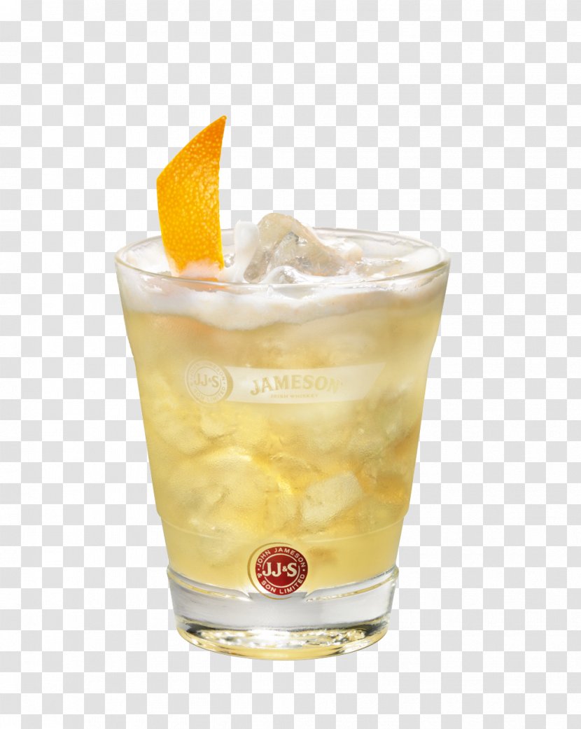 Cocktail Whiskey Sour Canadian Whisky - Grog Transparent PNG