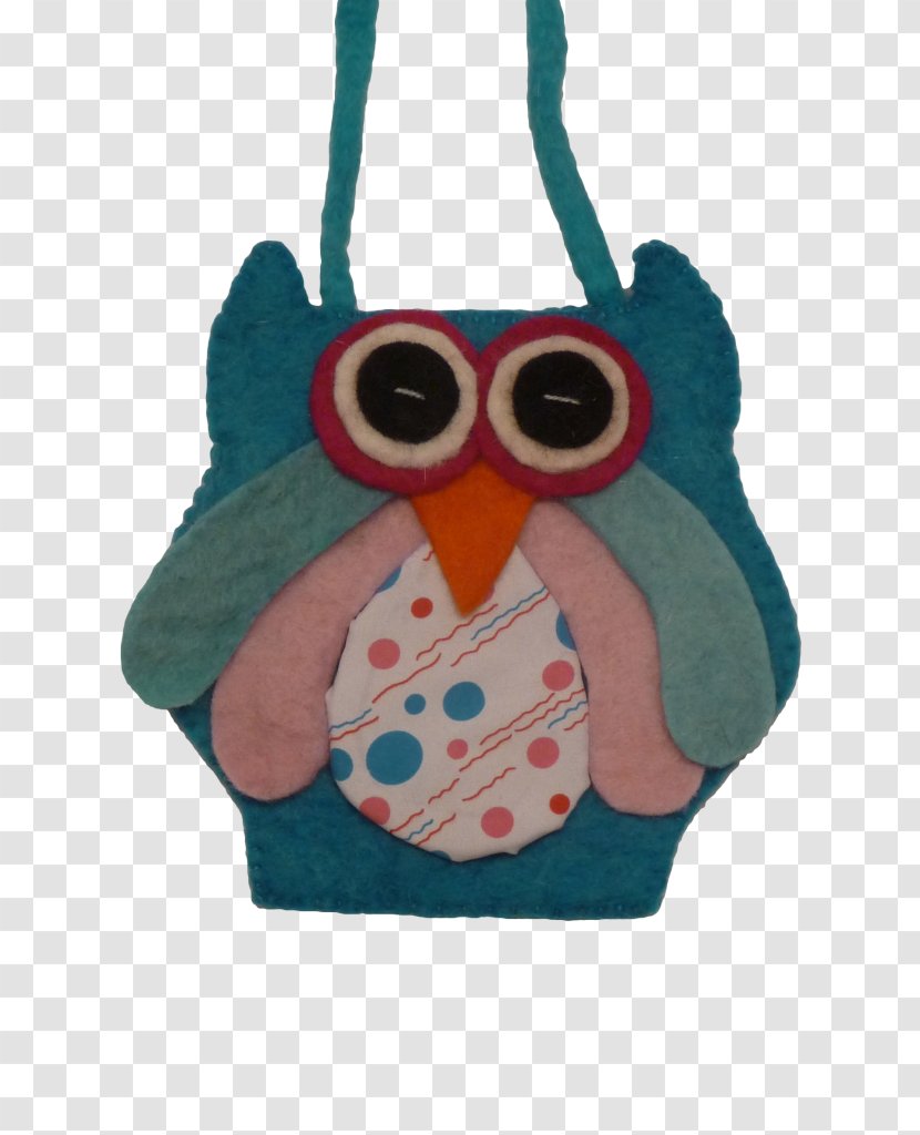 Owl Handbag Messenger Bags Turquoise - Stuffed Toy Transparent PNG