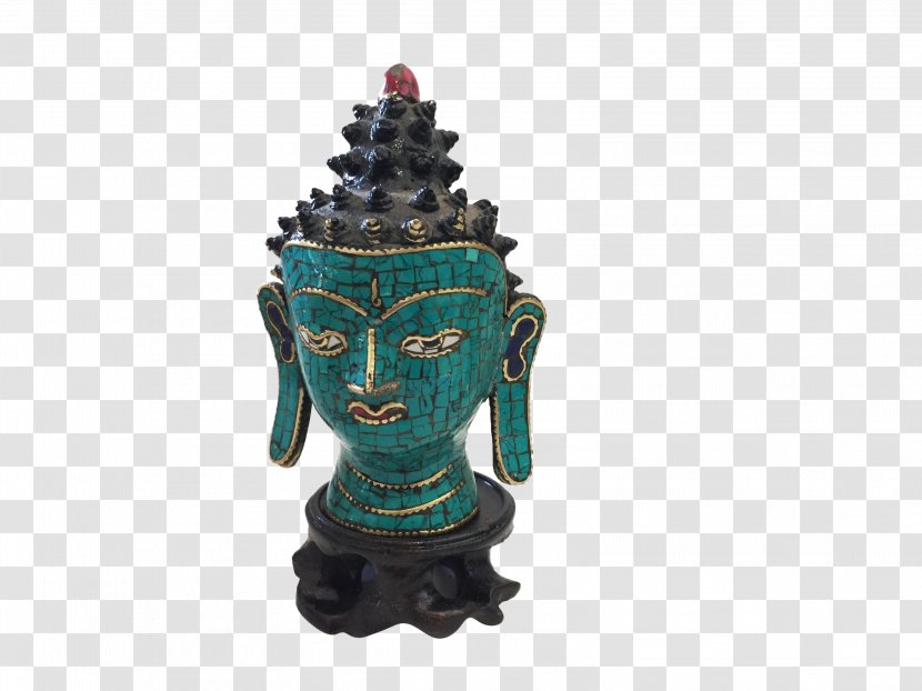 Statue Bust Sculpture Buddhist Prayer Beads Turquoise - Art - Meditation Transparent PNG