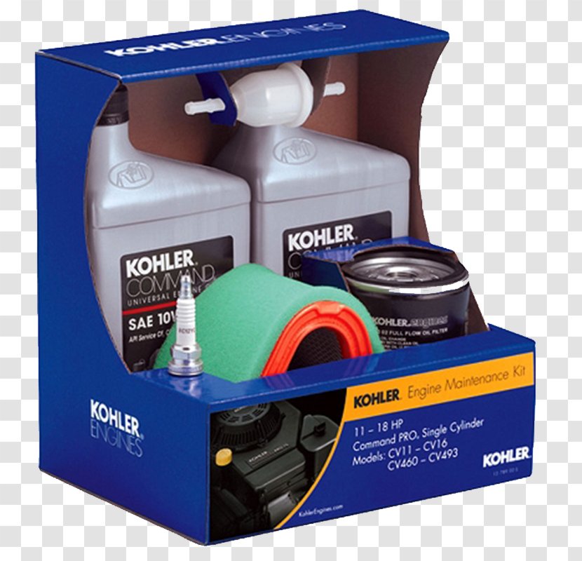 Kohler Co. 32 789 01-S Engine Maintenance Kit Air Filter - Packaging And Labeling - Oil Pressure Switch Transparent PNG