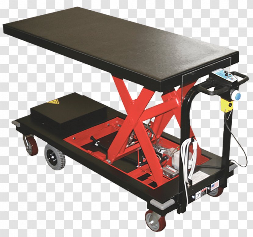 Lift Table Hydraulics Cart Elevator PHS West, Inc. - Electric Platform Truck - Wagon Transparent PNG