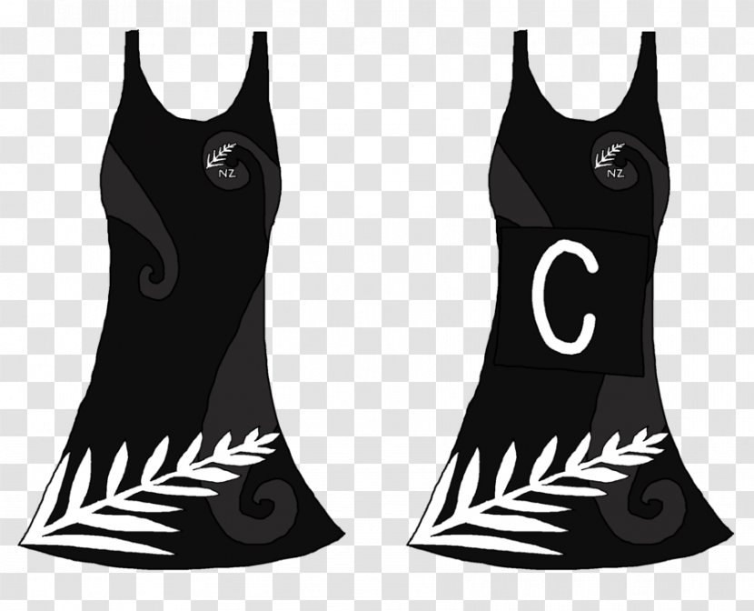 New Zealand National Netball Team Uniform Silver Fern Drawing - Search Teams Transparent PNG