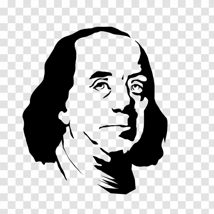 The Autobiography Of Benjamin Franklin Founding Fathers United States Stencil - Thomas Jefferson - Ben Vector Transparent PNG