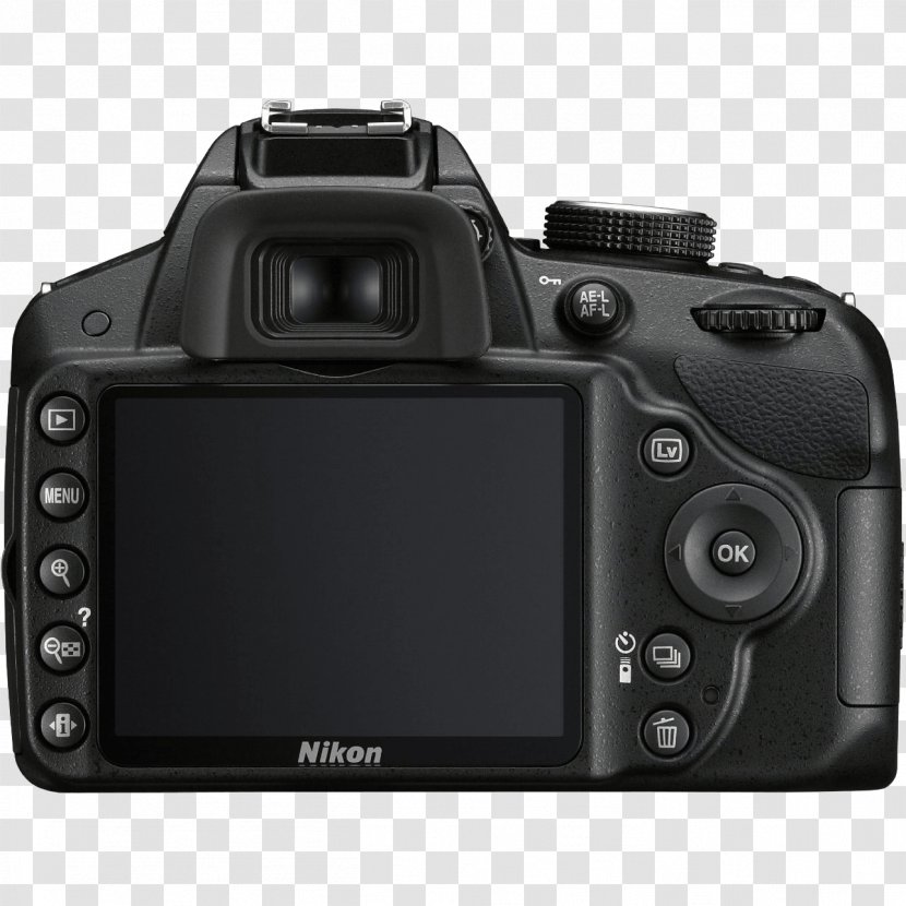 Nikon D3200 D3300 Digital SLR AF-S DX Nikkor 35mm F/1.8G - Lens - Camera Transparent PNG