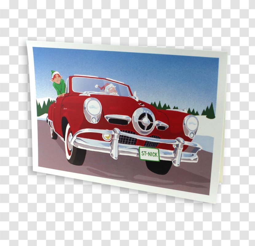 Vintage Car Motor Vehicle Classic - Automotive Design - Supermarket Card Transparent PNG
