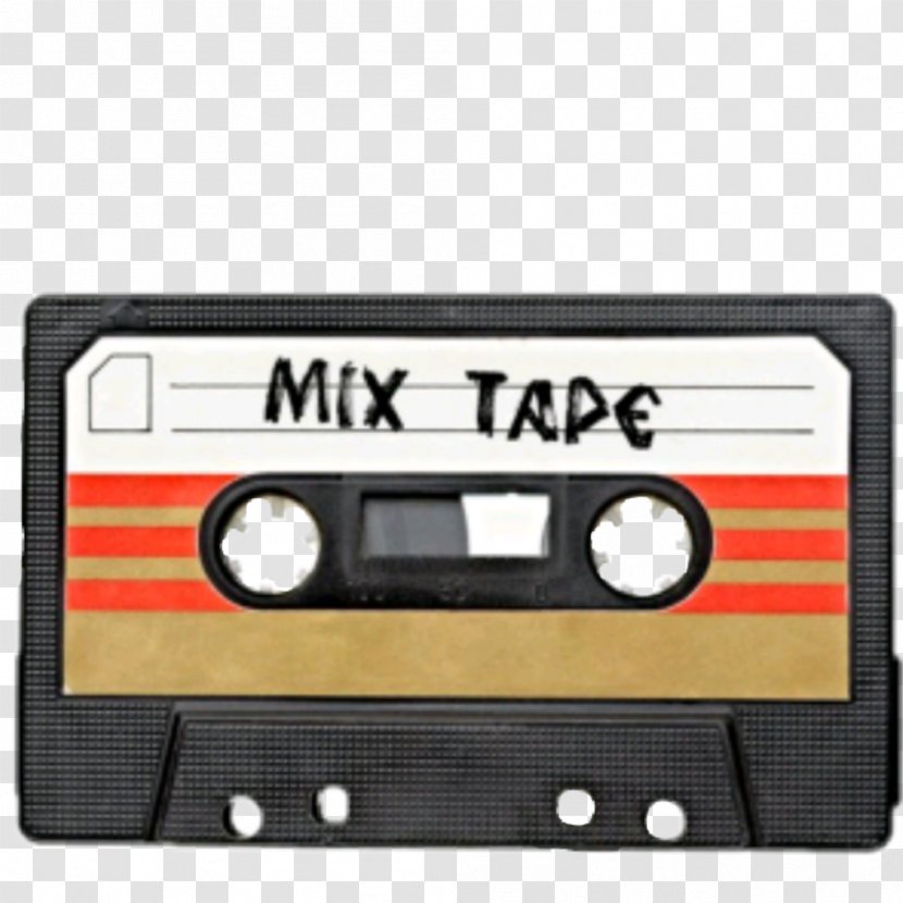 Compact Cassette Mixtape Sticker Deck Disc Jockey - Watercolor - 80s Transparent PNG