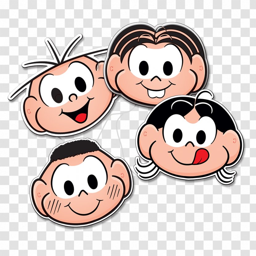 Monica's Gang Maggy Jimmy Five Smudge - Party - Mask Transparent PNG