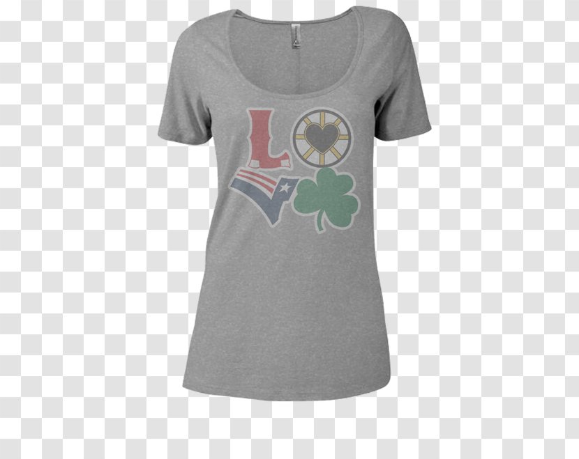 T-shirt Boston Celtics Red Sox Clothing Scoop Neck - Top - Mock Up Transparent PNG