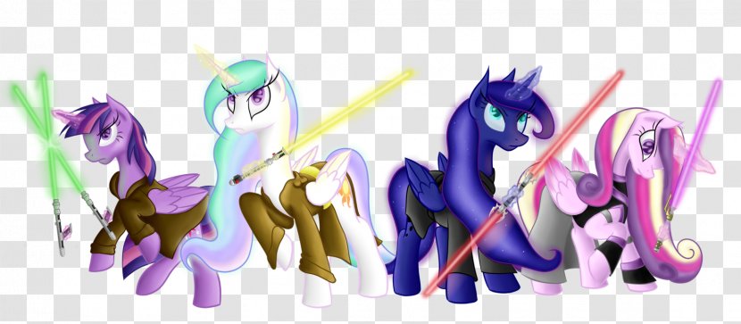 Twilight Sparkle Pony Ahsoka Tano Princess Cadance Jedi - Flower - My Little Transparent PNG