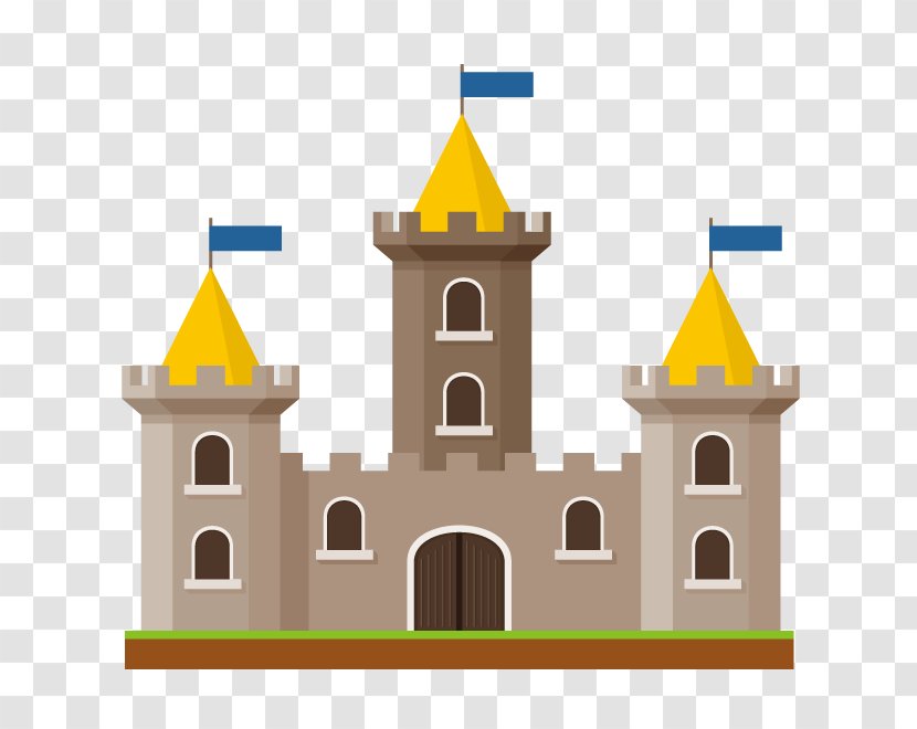 Castle Silhouette - Arch - Vector Transparent PNG