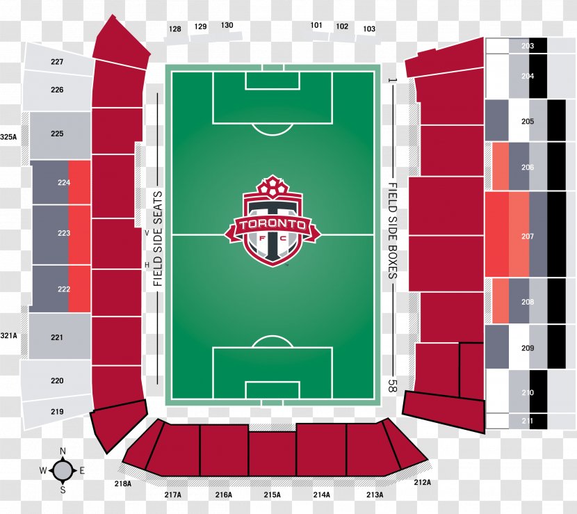 BMO Field Toronto FC II Bank Of Montreal 2017 Major League Soccer Season - Stadium - Table Football Transparent PNG