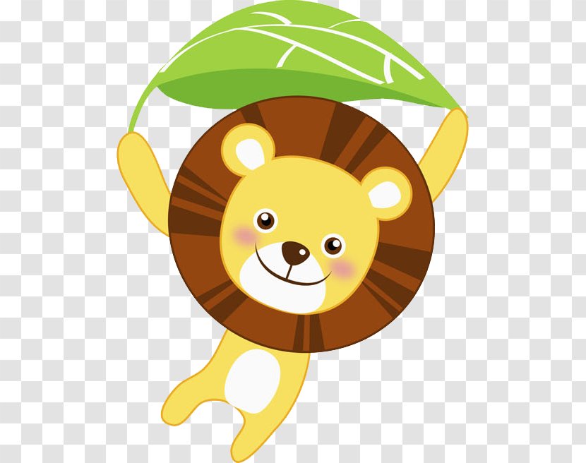 Lion Cartoon Clip Art - Heart Transparent PNG