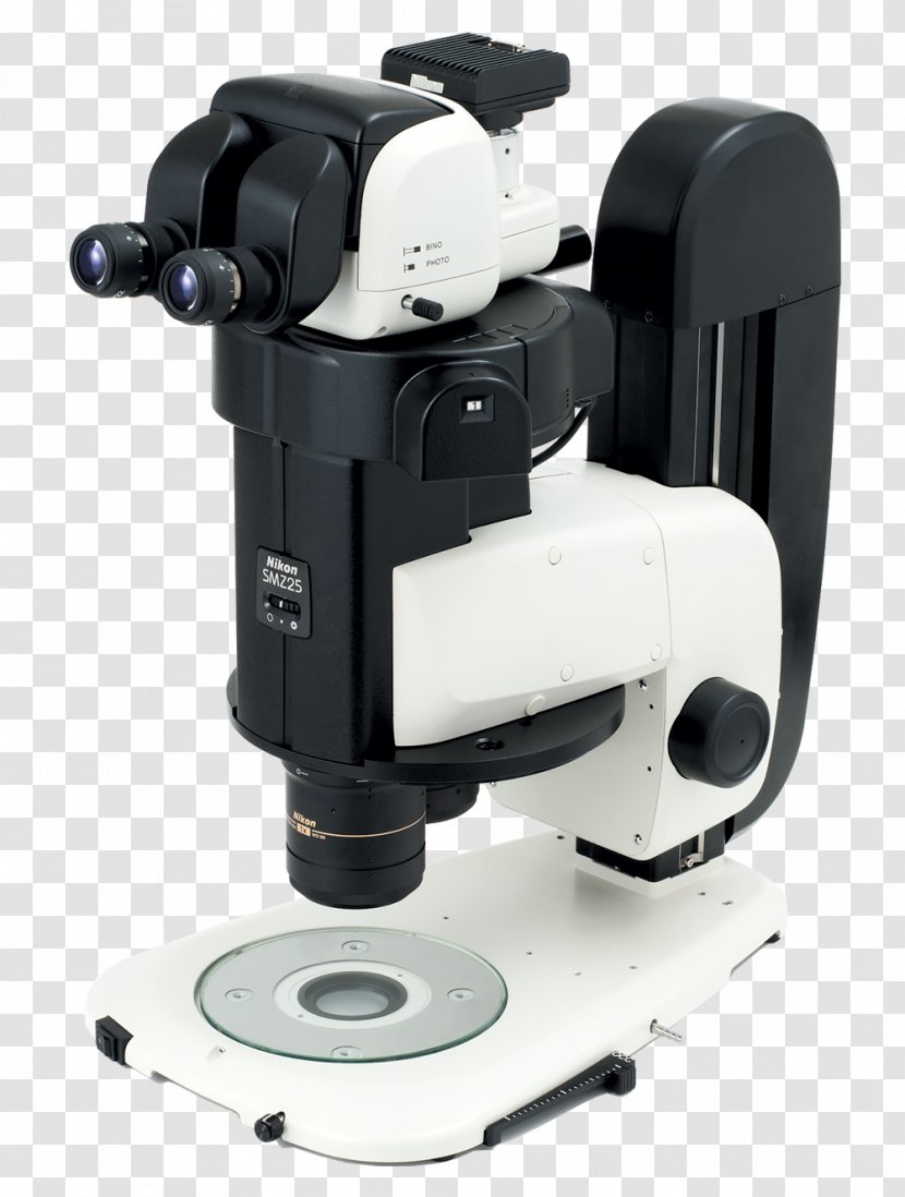 Stereo Microscope Nikon Zoom Lens Optics - Inverted Transparent PNG