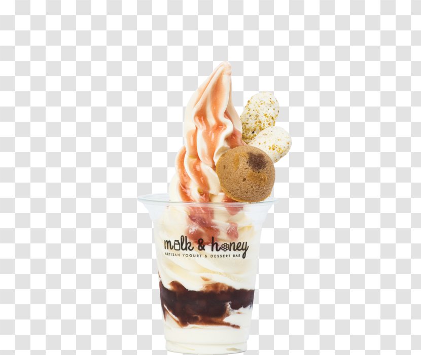 Sundae Knickerbocker Glory Parfait Dame Blanche Ice Cream - Flavor Transparent PNG