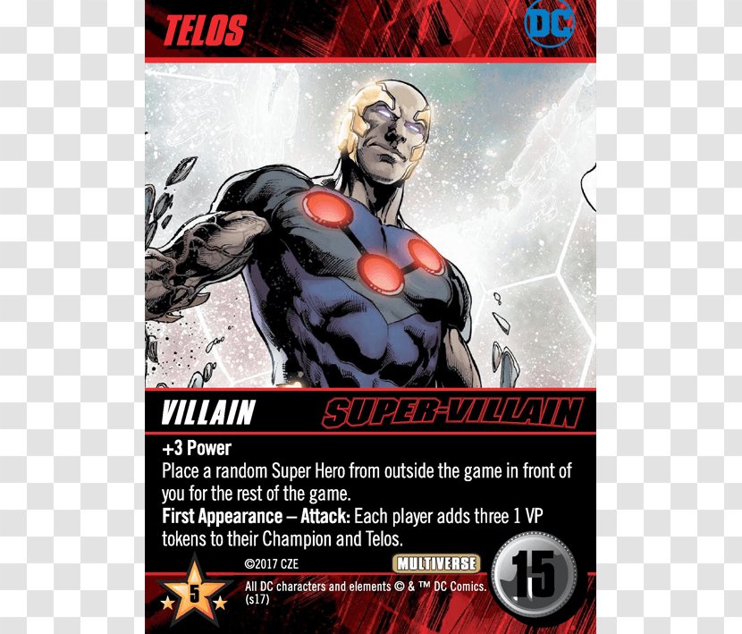 Cryptozoic Entertainment DC Comics Deck-Building Game - Card - Dc Transparent PNG