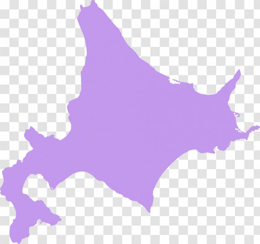 Hokkaido Japanese Maps Pikusuta - Violet - Map Transparent PNG