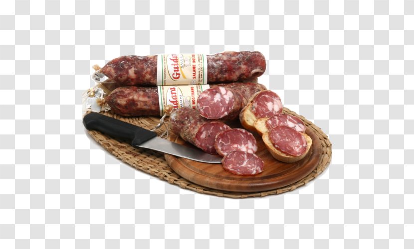 Thuringian Sausage Salami Sant'Angelo Di Brolo Bresaola Capocollo - Kielbasa Transparent PNG