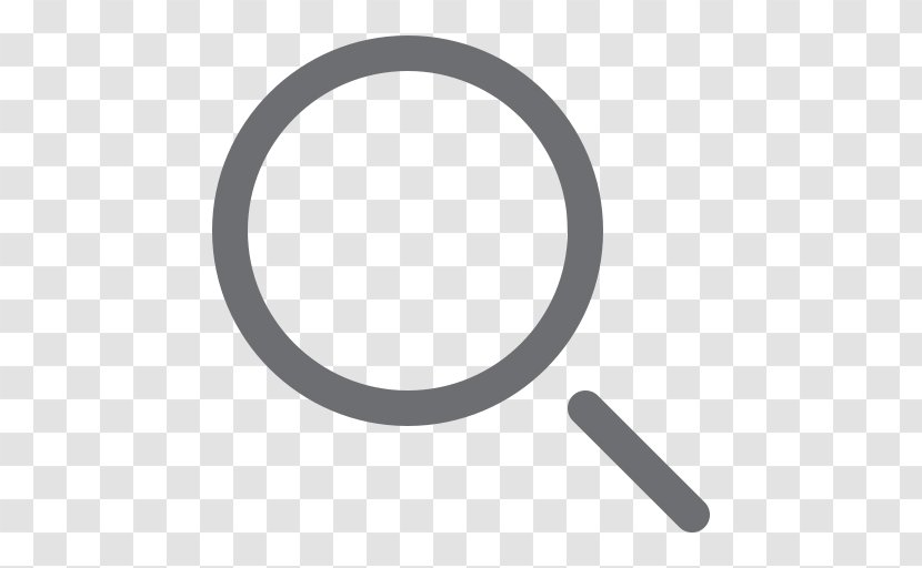 Button Search Box - Magnifying Glass - Cycle Transparent PNG