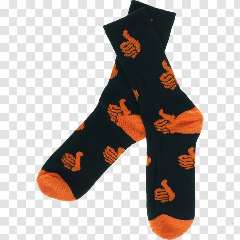 SOCK'M - Orange - Sock Transparent PNG