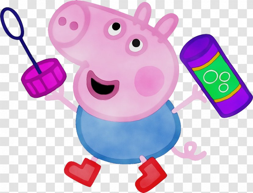 Daddy Pig George Mummy Grandpa - Peppa Season 1 Transparent PNG