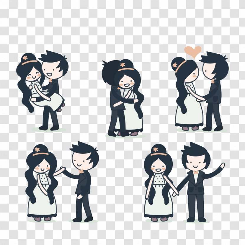 Significant Other Couple - Vector Cute Transparent PNG