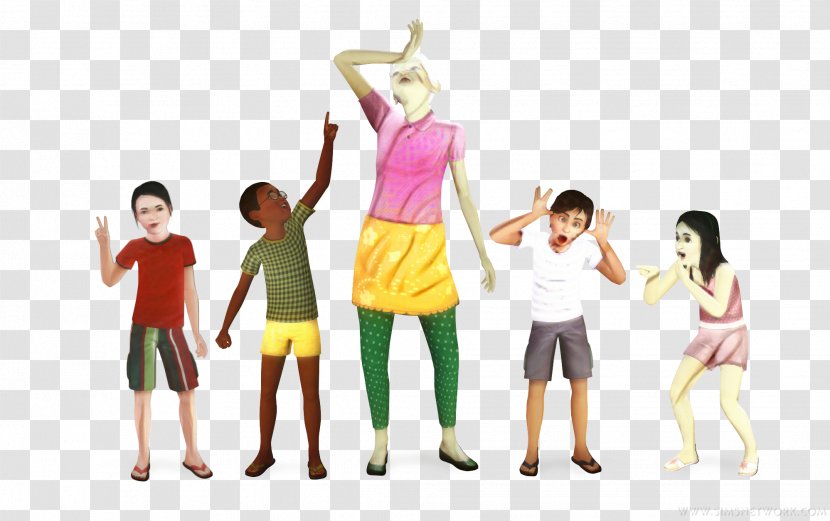 Group Of People Background - Sims 4 Jungle Adventure - Play Playing With Kids Transparent PNG