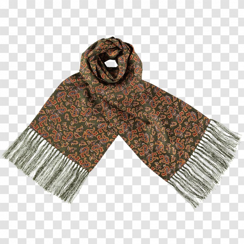 Woolen Brown - Green Scarf Transparent PNG