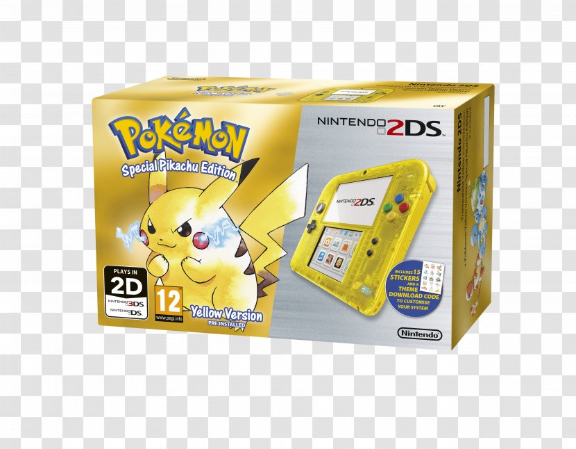 Pikachu Nintendo 2DS Video Games Game Consoles - Console Transparent PNG