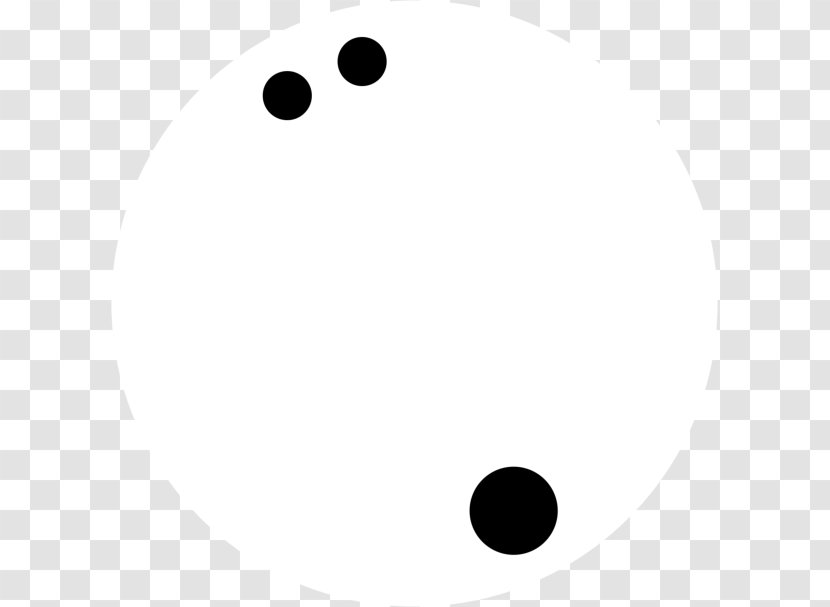 Circle Point Desktop Wallpaper - Black And White Transparent PNG
