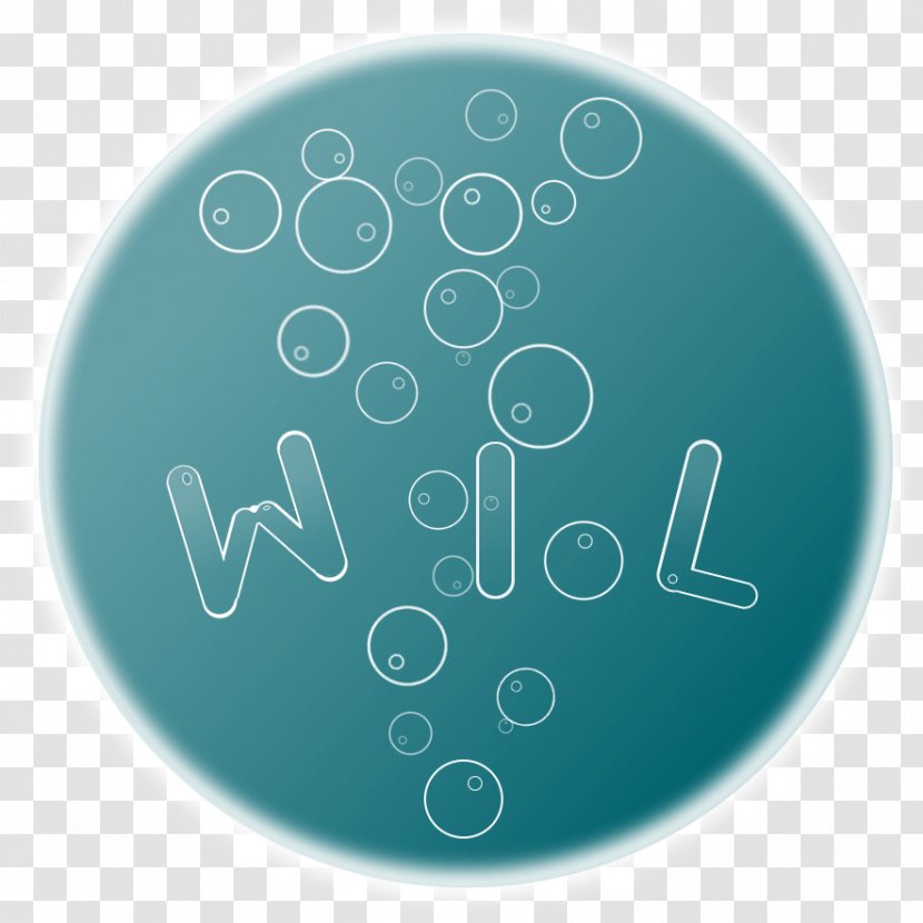 Turquoise Circle Font - Aqua Transparent PNG