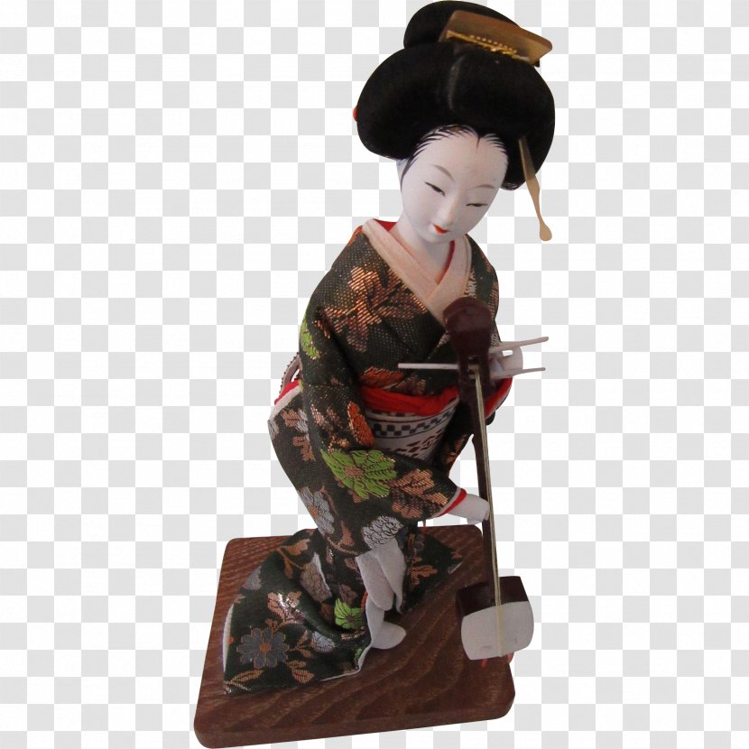 Horse Kyoto Figurine Geisha 1950s - Woman Transparent PNG