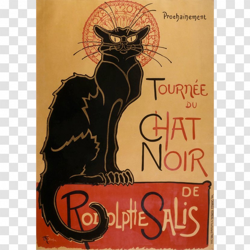 Le Chat Noir Tournée Du AllPosters.com Art - Allposterscom - Painting Transparent PNG