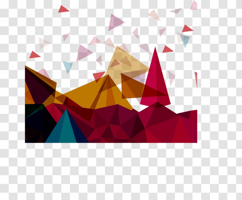 Triangle Geometry - Trigonometry - Color Blocks Transparent PNG