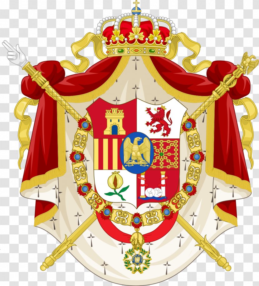 Coat Of Arms Spain House Bonaparte Monarch - Napoleon Transparent PNG