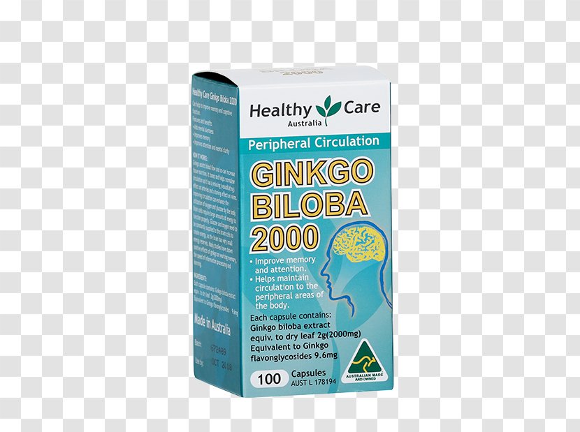 Ginkgo Biloba Health Dietary Supplement Australia Docosahexaenoic Acid - Ginkgo-biloba Transparent PNG