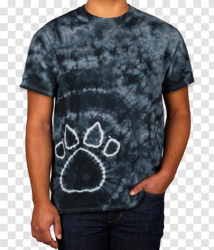 Printed T-shirt Sleeve Tie-dye - Tshirt Transparent PNG