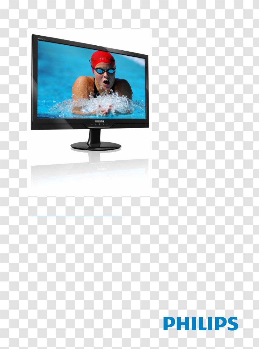 Computer Monitors Philips LCD Television Soundbar DVD Player - Display Advertising - Template User Manual Transparent PNG