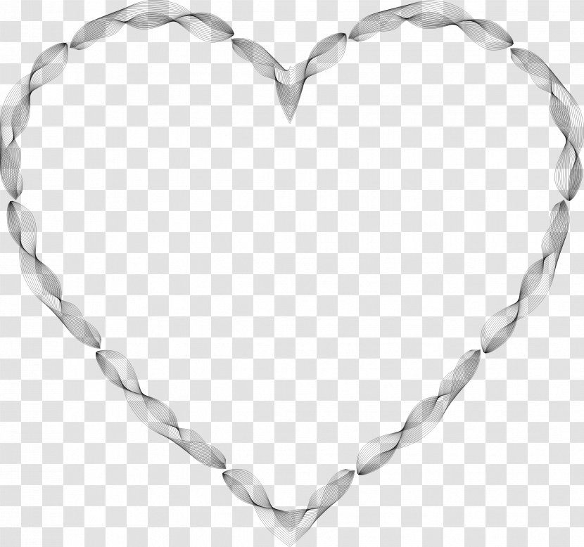 Heart Line Art Clip Transparent PNG