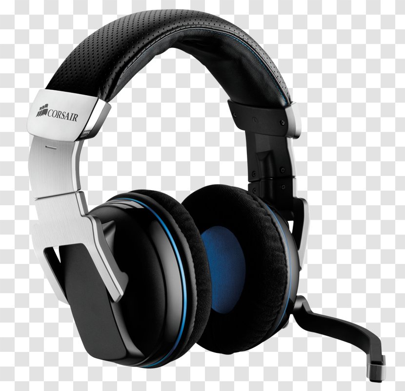 Headphones 7.1 Surround Sound Corsair Components Audio Dolby Laboratories - Headphone - Headset Transparent PNG