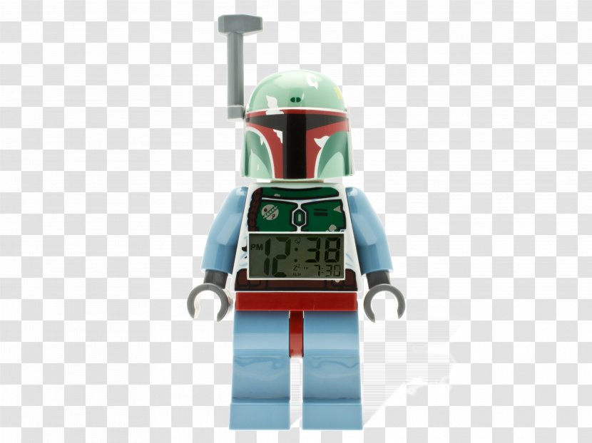 Boba Fett Lego Star Wars Alarm Clocks - Blaster - Clock Transparent PNG