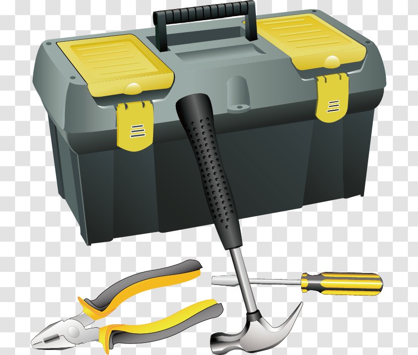 Toolbox Clip Art - Tool - Hardware Tools And Toolboxes Transparent PNG