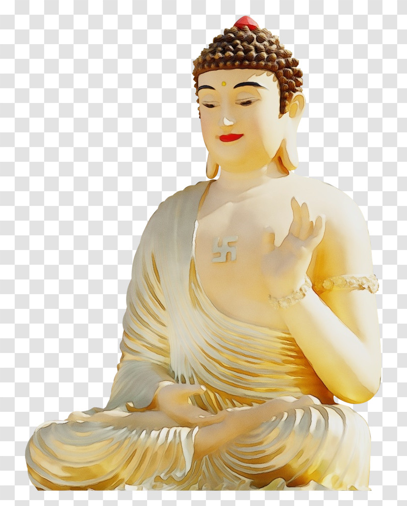 Statue Sculpture Figurine Meditation Sitting Transparent PNG