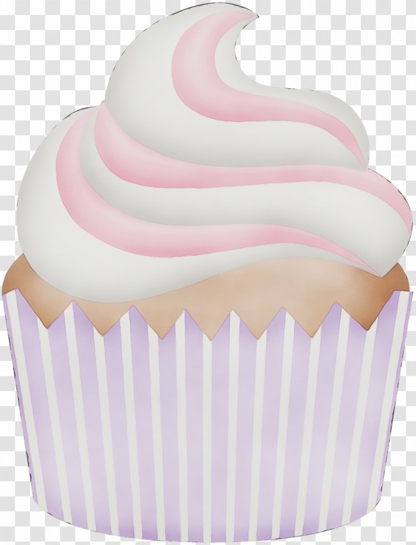 Watercolor Drawing - Buttercream - Cookware And Bakeware Dish Transparent PNG