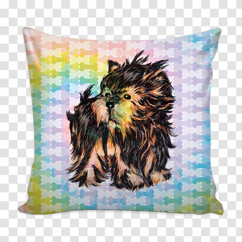 Dog Breed Yorkshire Terrier Puppy Maltese - Pillow Transparent PNG