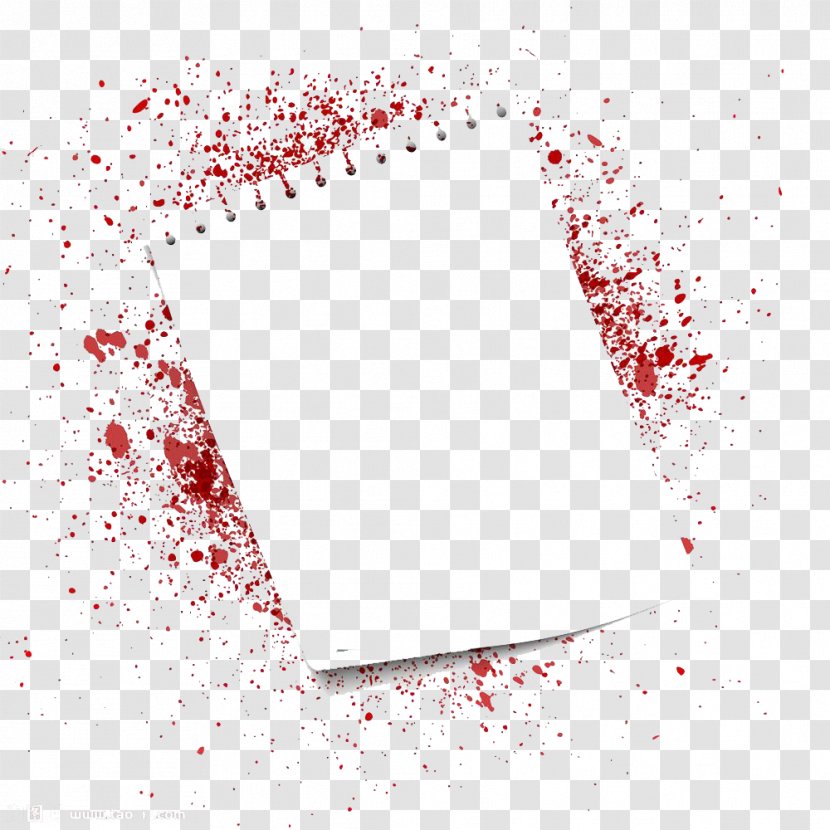 Paper Ink - Red - Notebook Material Transparent PNG