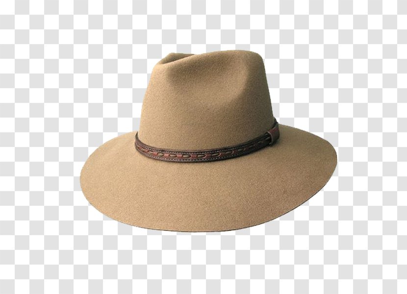 Fedora Australia Felt Hat Taupe - Women's Hats Transparent PNG
