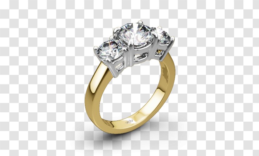 Engagement Ring Wedding Diamond Jewellery - Princess Cut Transparent PNG