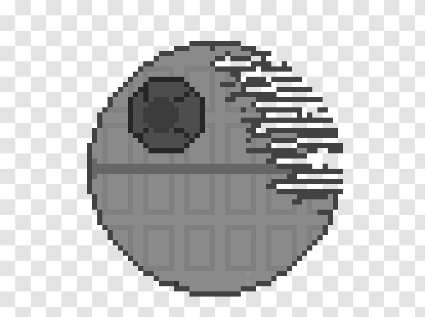 Pixel Art Death Star Transparent PNG